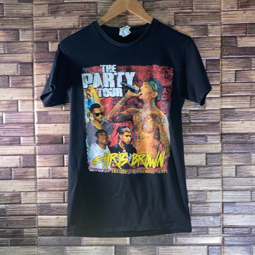 Chris Brown Fabulous The Party Tour T-shirt Size Small Delta Pro Weight